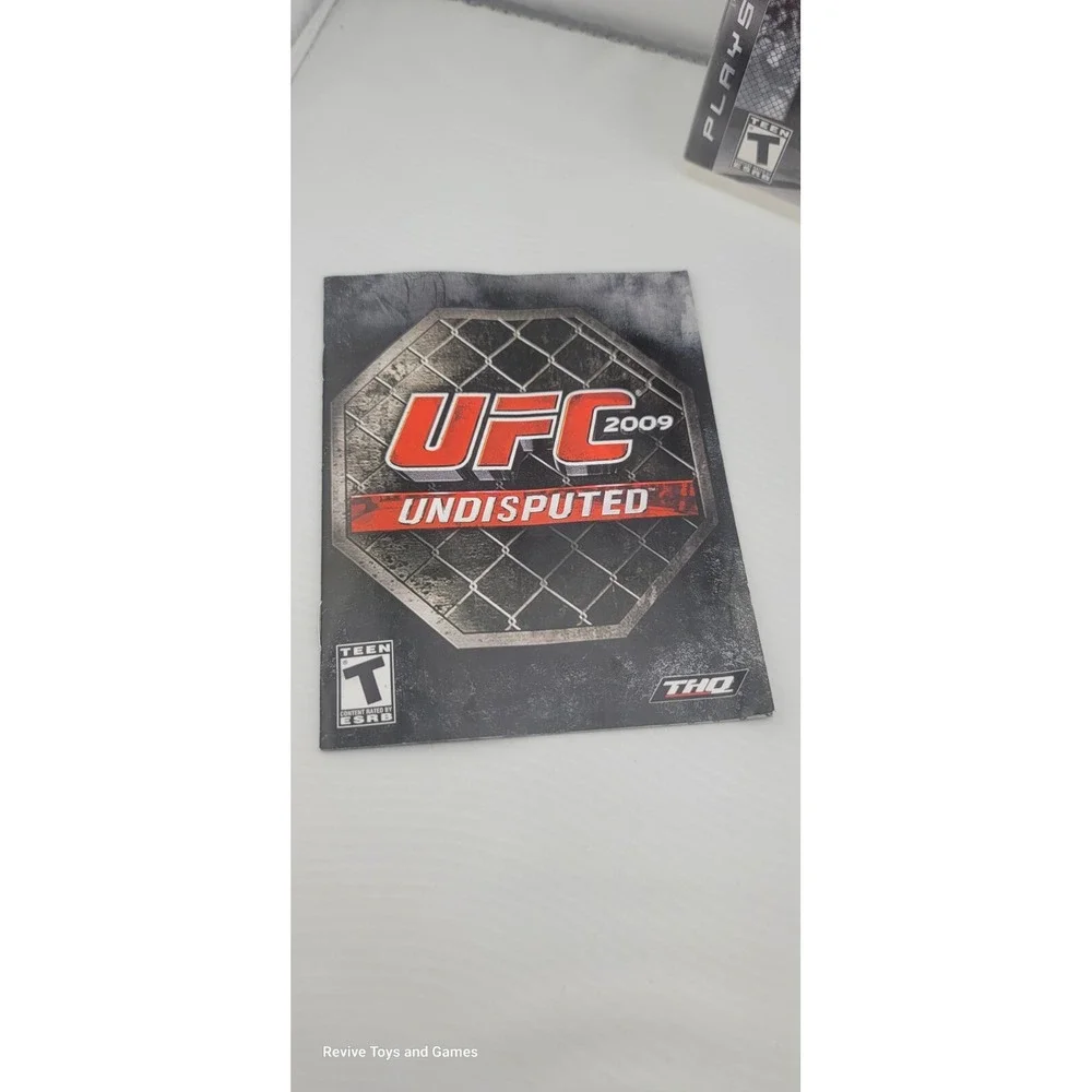 UFC Undisputed 2009 (Sony PlayStation 3, PS3, 2009)‎ CIB Complete Tested Working
